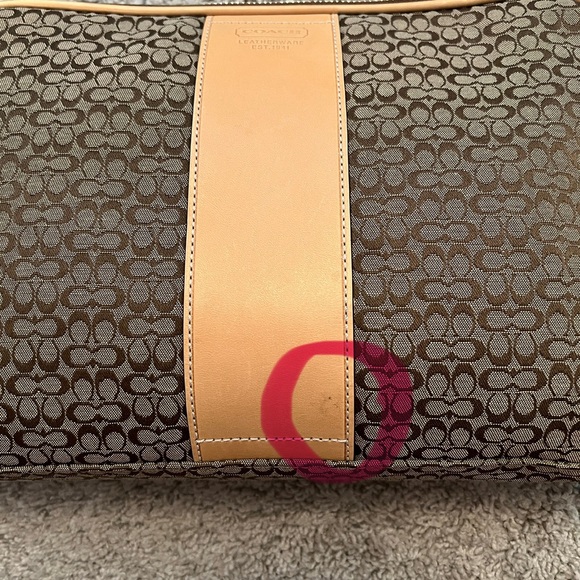 COACH Signature Canvas Travel Pouch - Picture 15 of 16